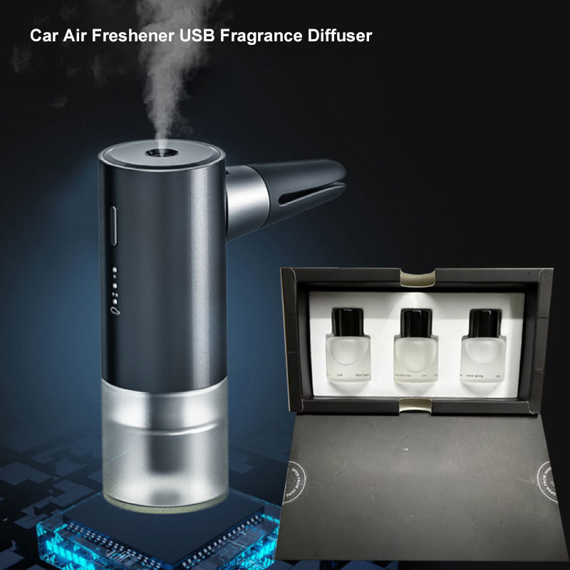 Car Vent Diffuser - 車のアウトレットベント香水クリップ芳香剤 USB フレグランスディフューザーホーム香りディストリビューターアロマセラピー香り芳香剤ギフト