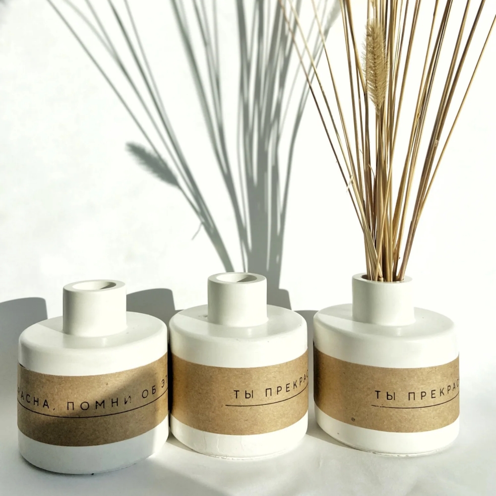 Home Fragrance Bottle - フレグランスボトル粘土シリコーン金型 DIY リビングルームバスルーム花の香りボトルエポキシ樹脂モールドアロマセラピー収納用