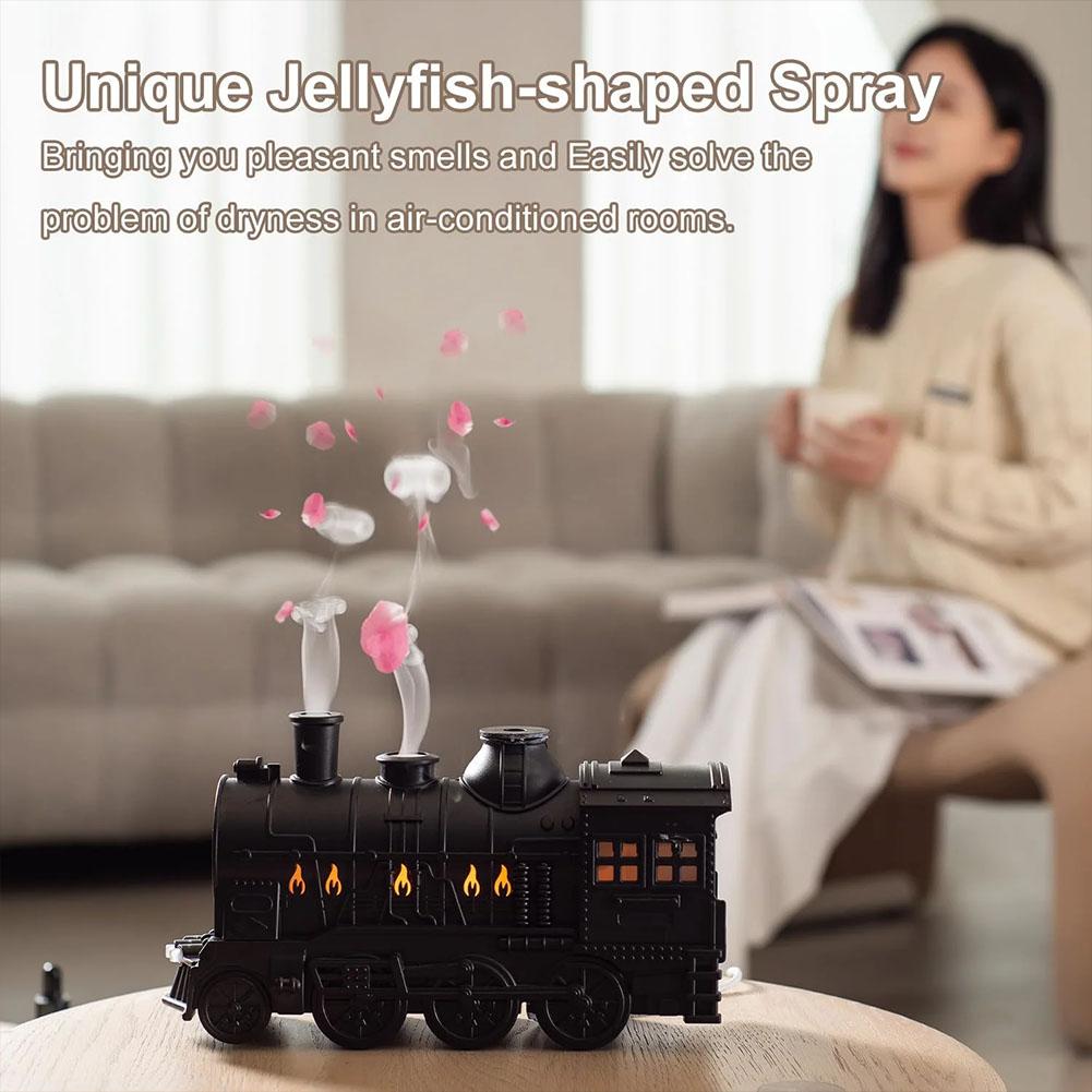 ヴィンテージトレイン型加湿器 スチーム機関車 アロマエッセン - Home Fragrance Oil Diffuser のレビューと価格