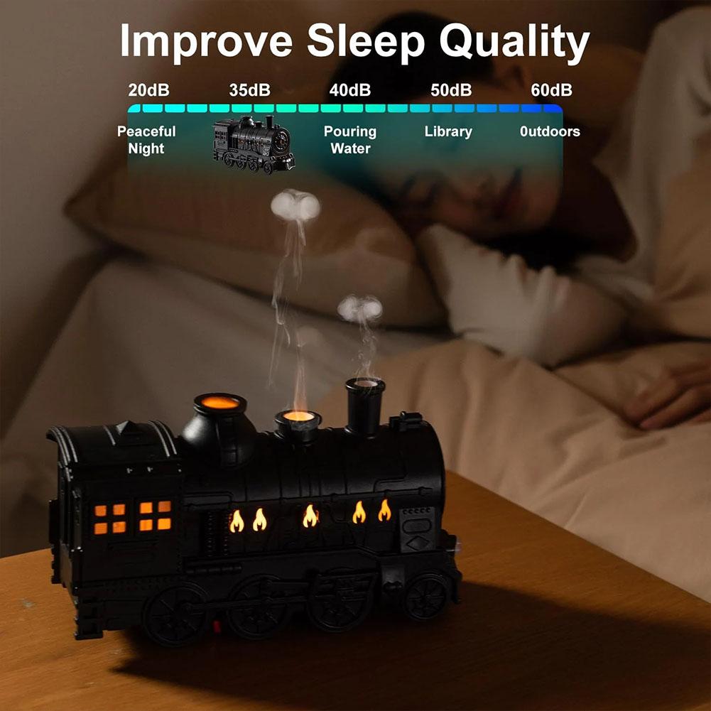ヴィンテージトレイン型加湿器 スチーム機関車 アロマエッセン - Home Fragrance Oil Diffuser のレビューと価格