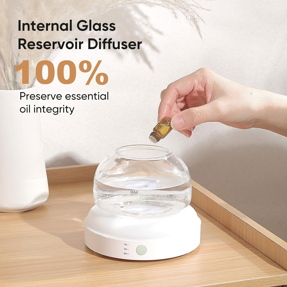 電気ガラス超音波アロマディフューザー 200ML ホテル用フ - Home Fragrance Oil Diffuser のレビューと価格
