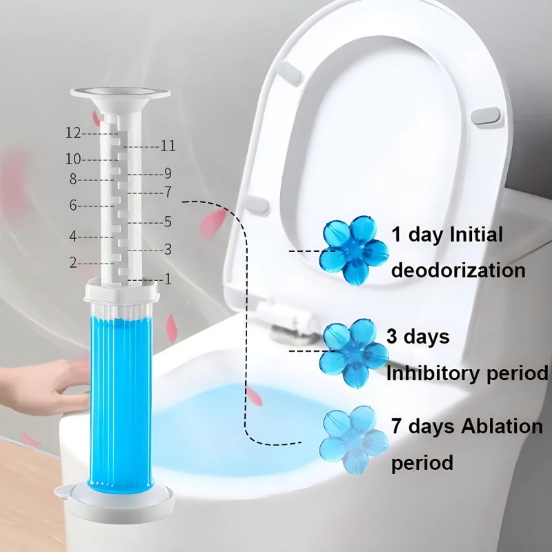 花柄トイレクリーナーゲルシリンジ芳香排水トイレクリーナー空気 - Gel Air Freshener のレビューと価格