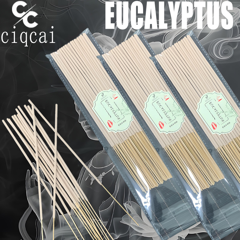 プレミアム厚手ユーカリ香スティック、長さ22cm/8本入り。 - Home Fragrance Eucalyptus のレビューと価格