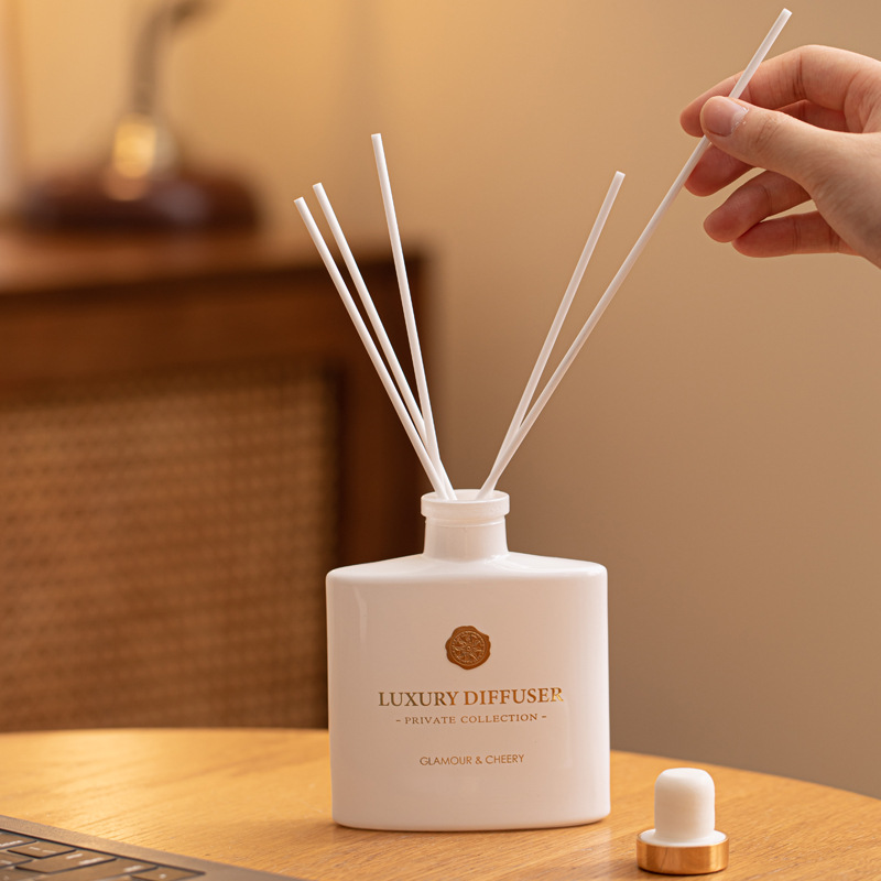 リードディフューザー＆香り付きキャンドルギフトセット、ガラス - Home Fragrance Set Gift のレビューと価格