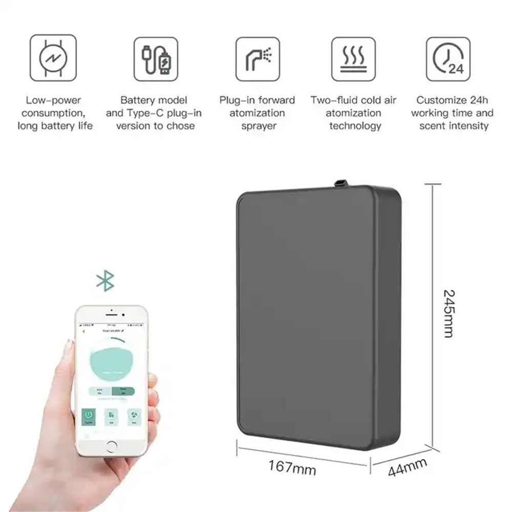 500m³対応アロマディフューザー スマートセントエアマシン - Home Fragrance Oil Diffuser のレビューと価格