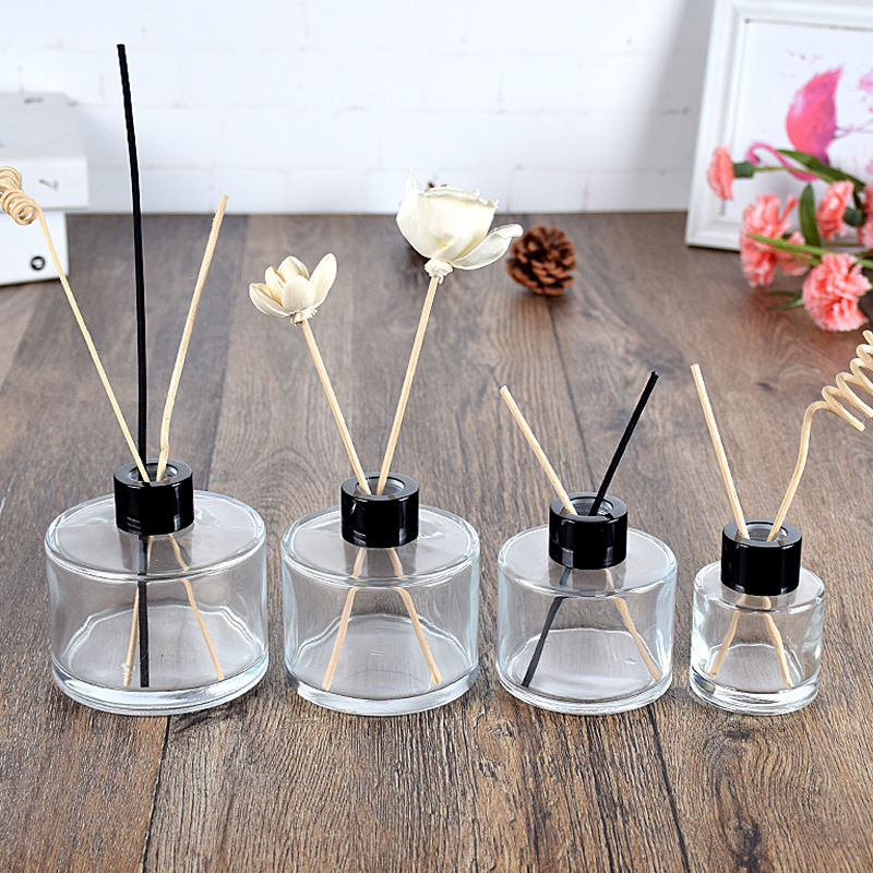5個50/100/150/200ミリリットルの透明ガラスボト - Home Fragrance Bottle のレビューと価格