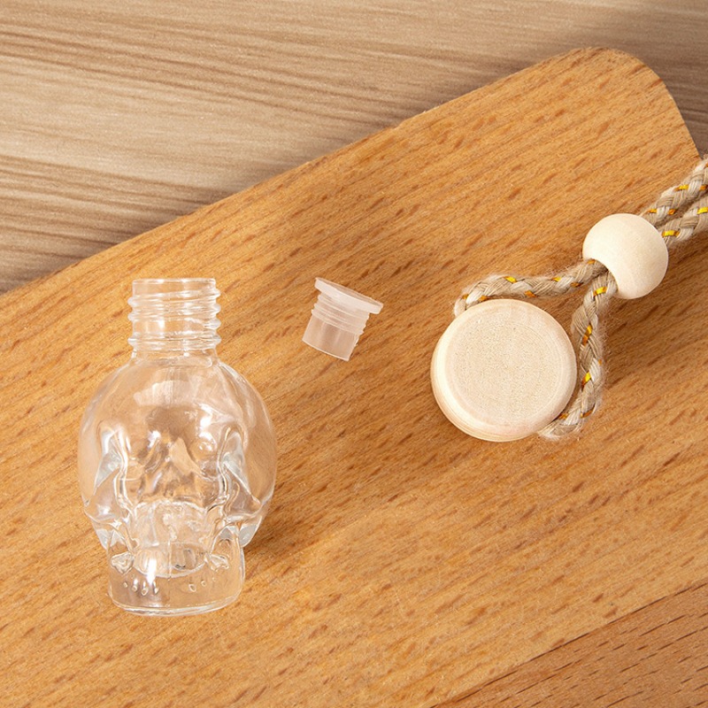 車の頭蓋骨の香水瓶、アロマテラピーエッセンシャルオイルボトル - Home Fragrance Bottle のレビューと価格
